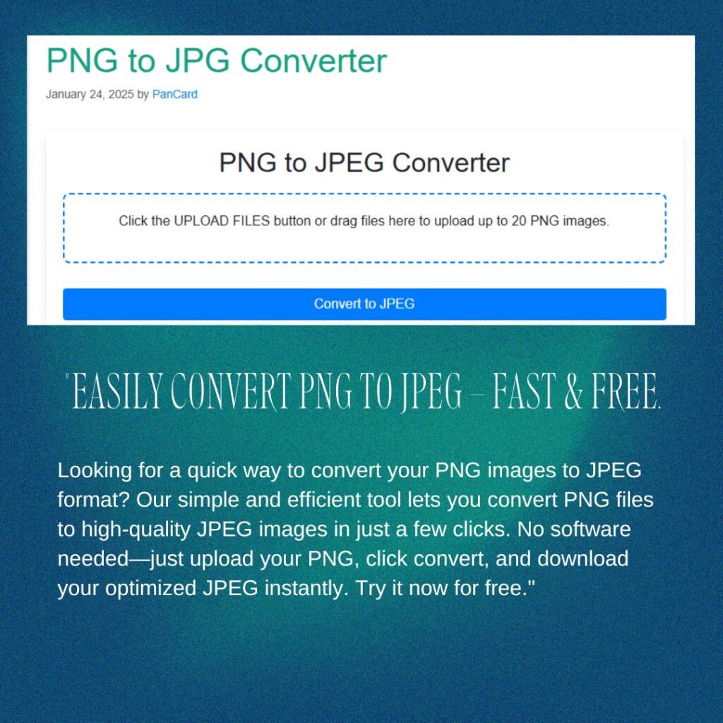 PNG to JPG Converter