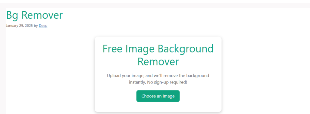 BG Remover