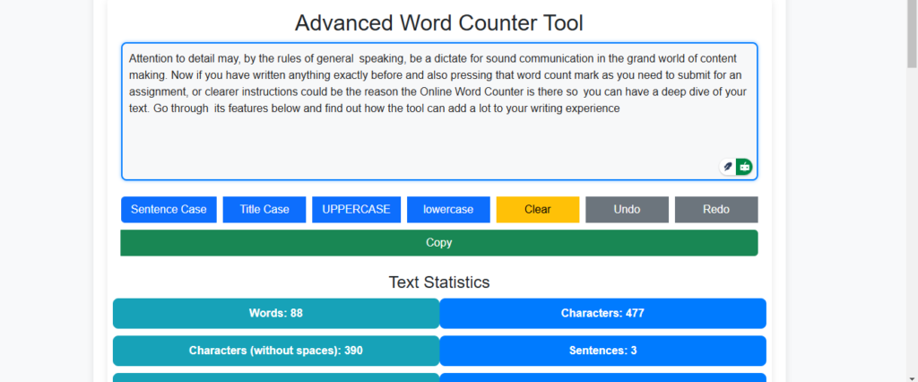 Word Counter